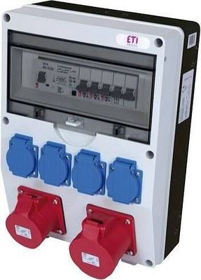 CEE- WANDVERTEILER WV 2/4 Mod.1 / bestückt und vorverdrahtet CEE- WANDVERTEILER WV 2/4 Mod.1 / bestückt und vorverdrahtet