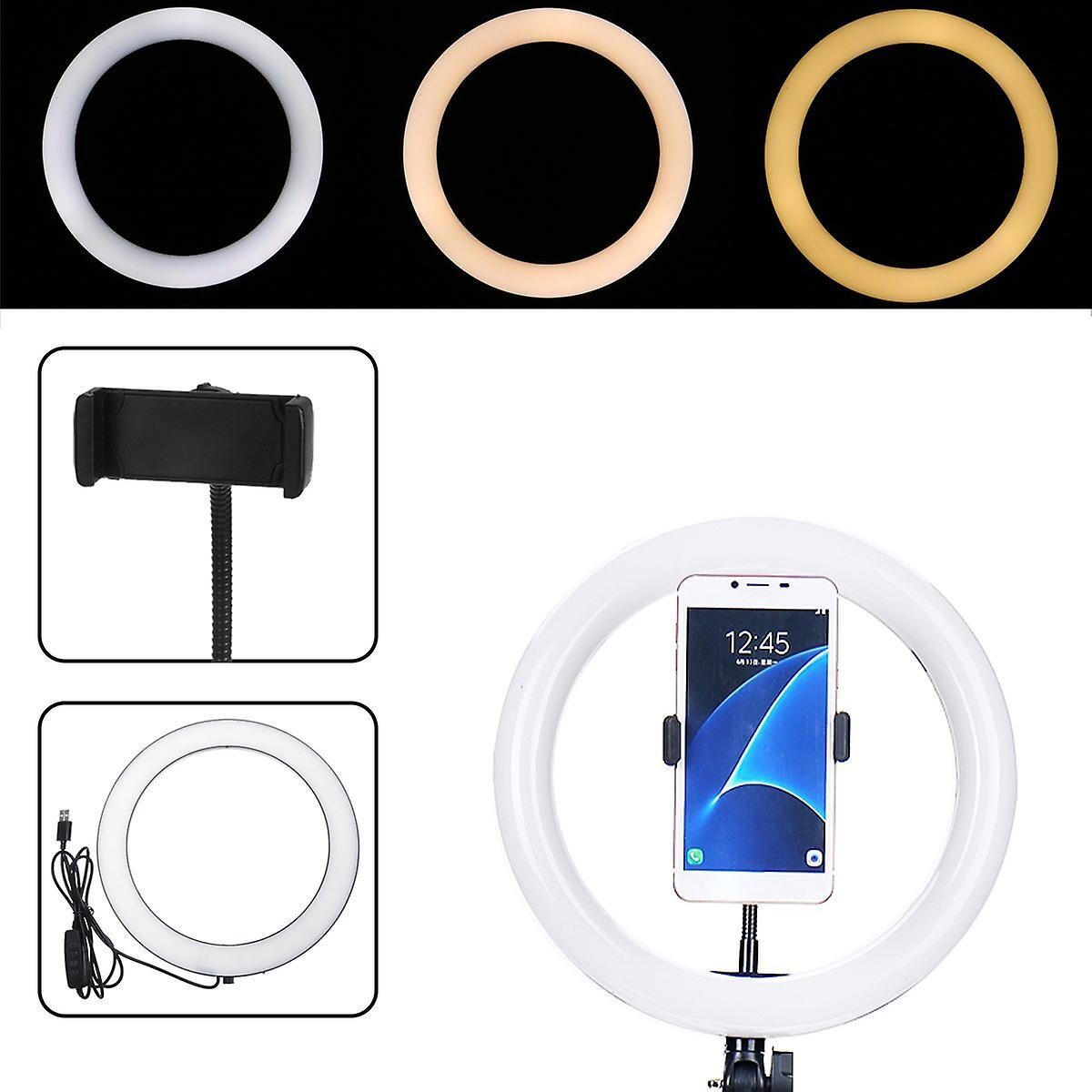 26cm Dimmable Cold Warm LED Studio Camera Ring Light