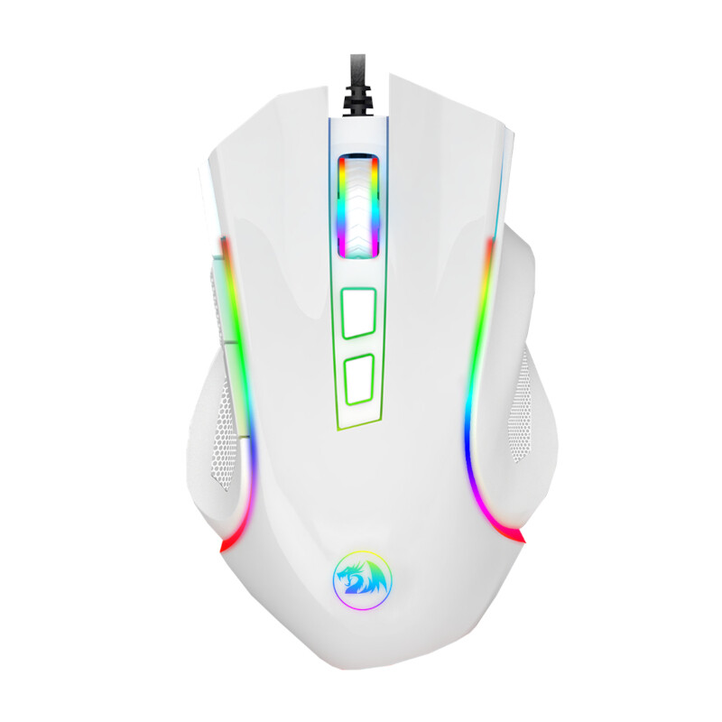 Redragon GRIFFIN 7200DPI Gaming Mouse – White