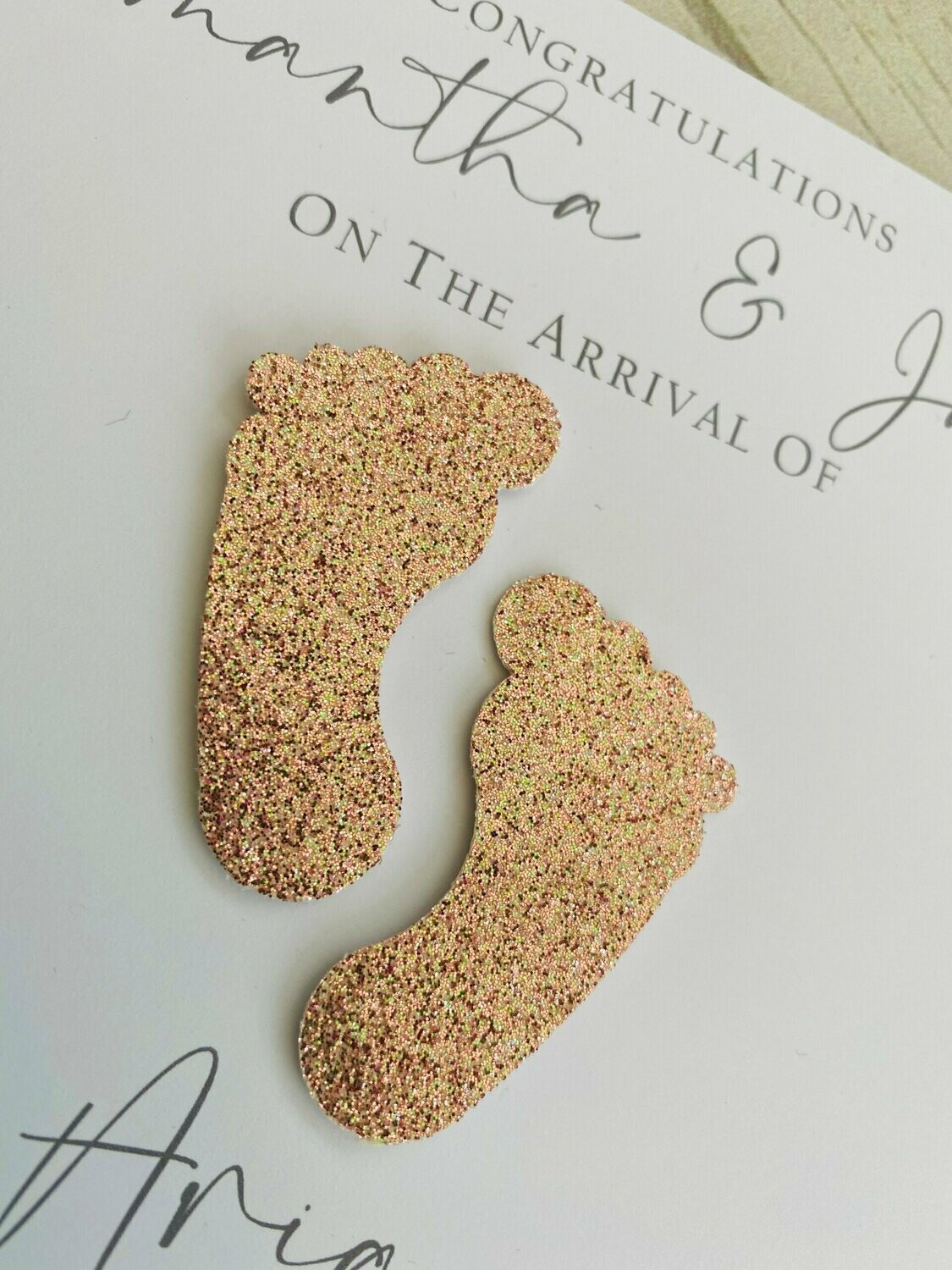 Baby Girl Card - Welcome To The World Little Lady Card - New Baby Girl Greetings Card - Modern New Baby Girl Card - UK - View #9