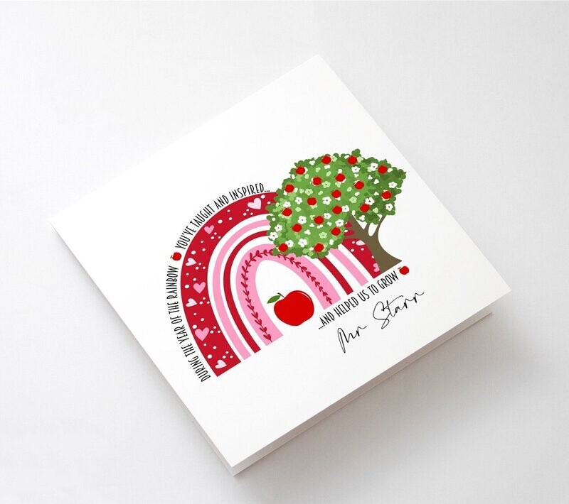 Lockdown Teacher Thank You Card, Personalised With Your Teachers Name, Lockdown Thank You, Classroom Teaching Assistant, Teacher Gift