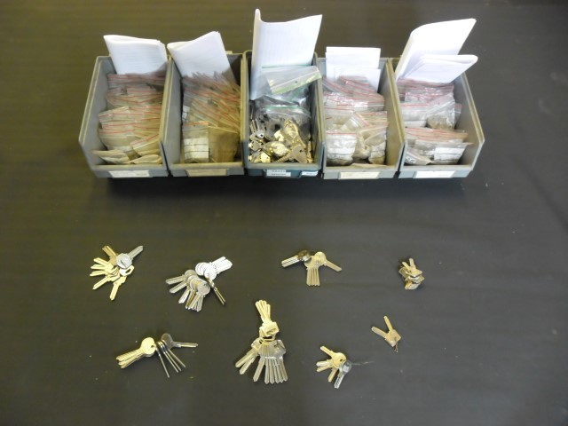 Ongebruikte autosleutels..