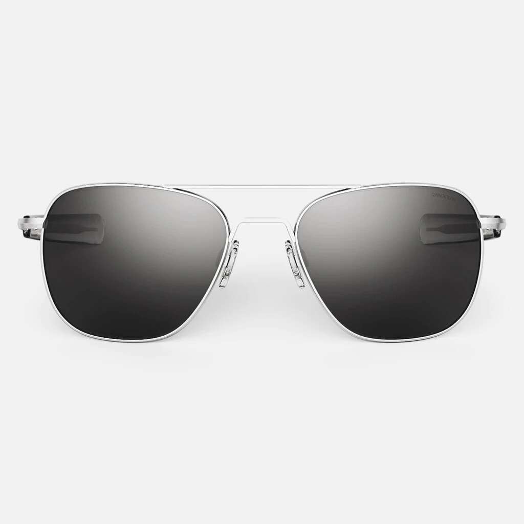 RANDOLPH AVIATOR Matte Chrome American Gray | AF035 / AF085 / AF135
