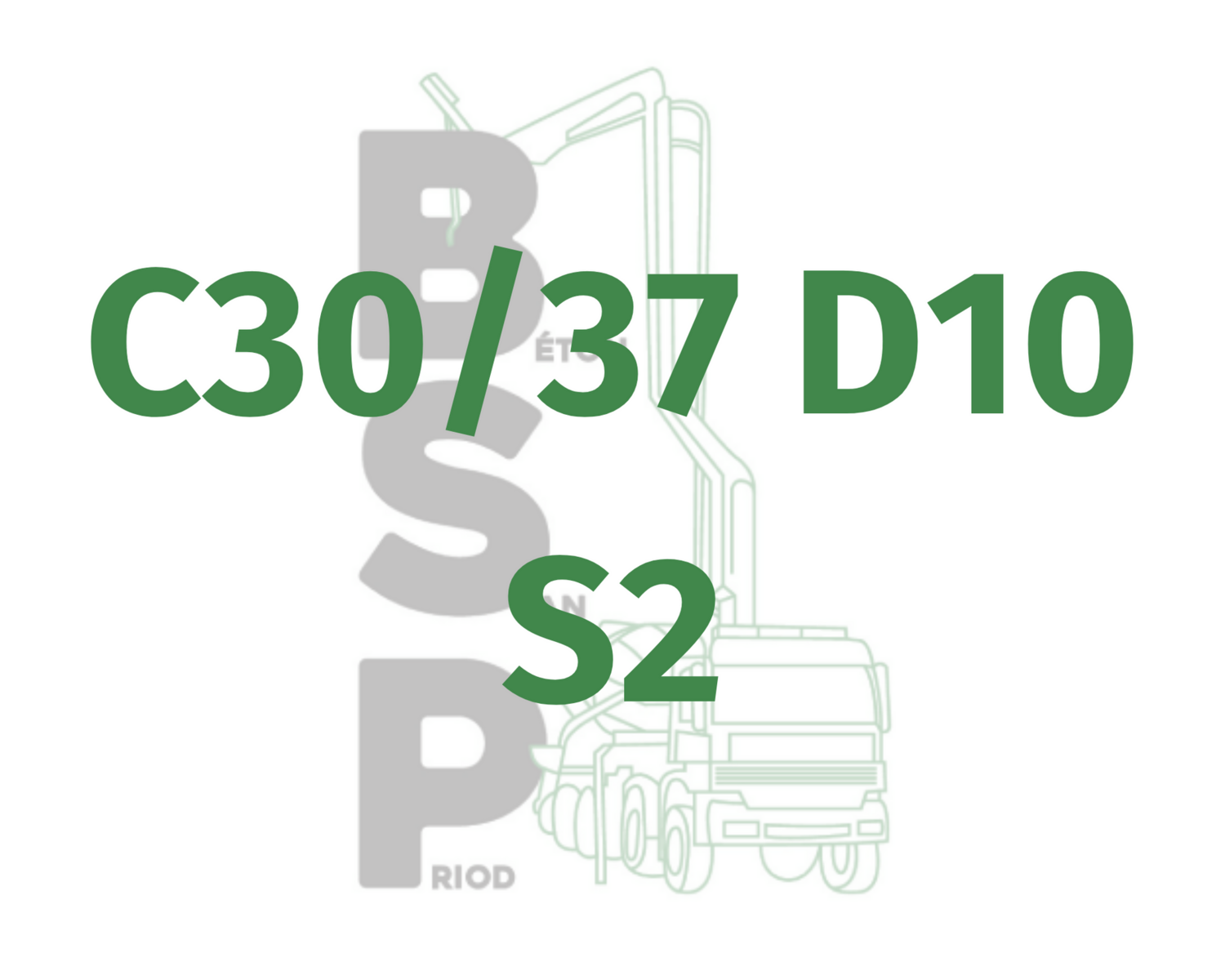 C30/37 (XF1) D10 S2