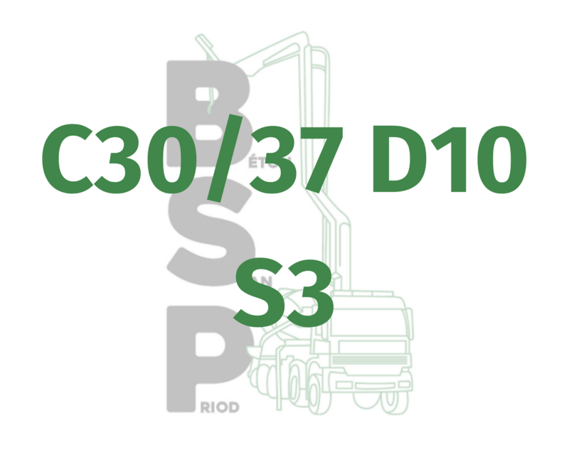 C30/37 (XF1) D10 S3