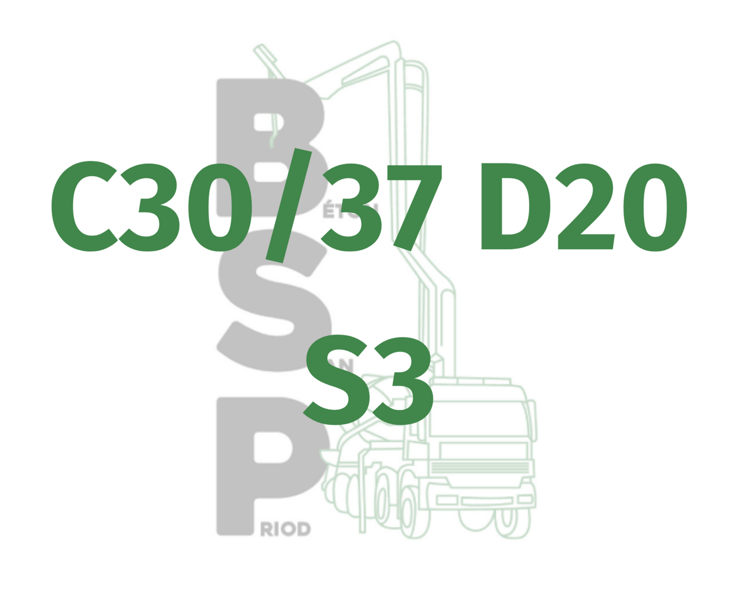 C30/37 (XF1) D20 S3
