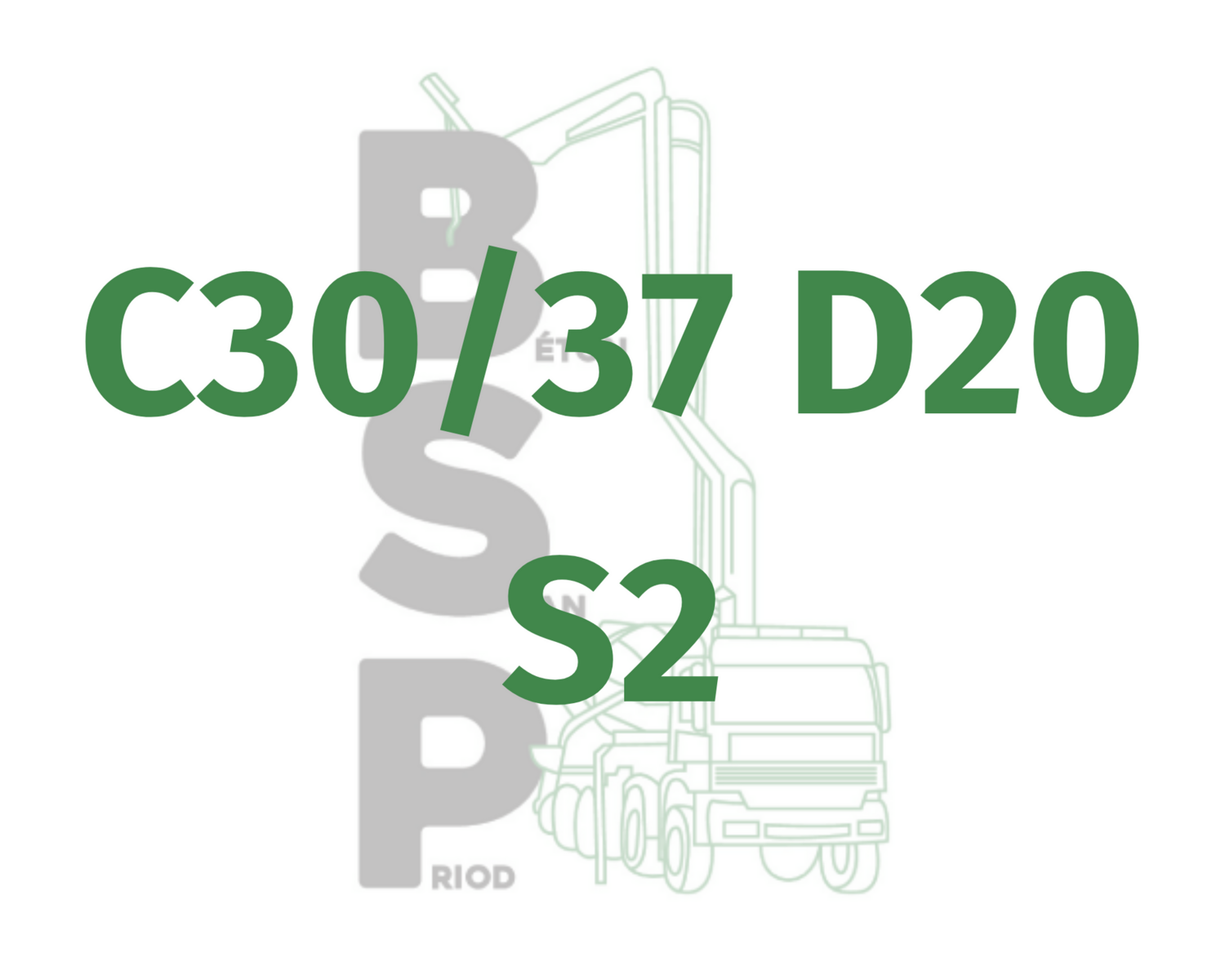 C30/37 (XF1) D20 S2