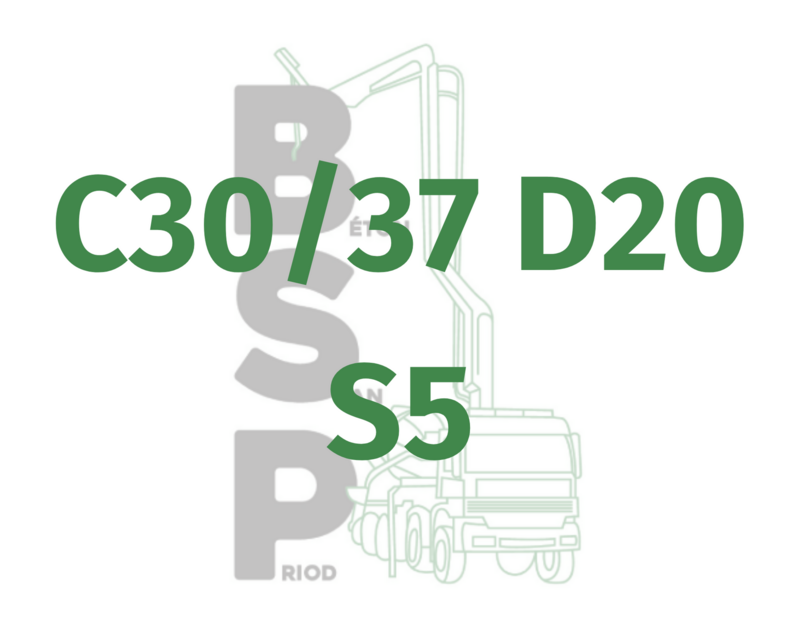 C30/37 (XF1) D20 S5