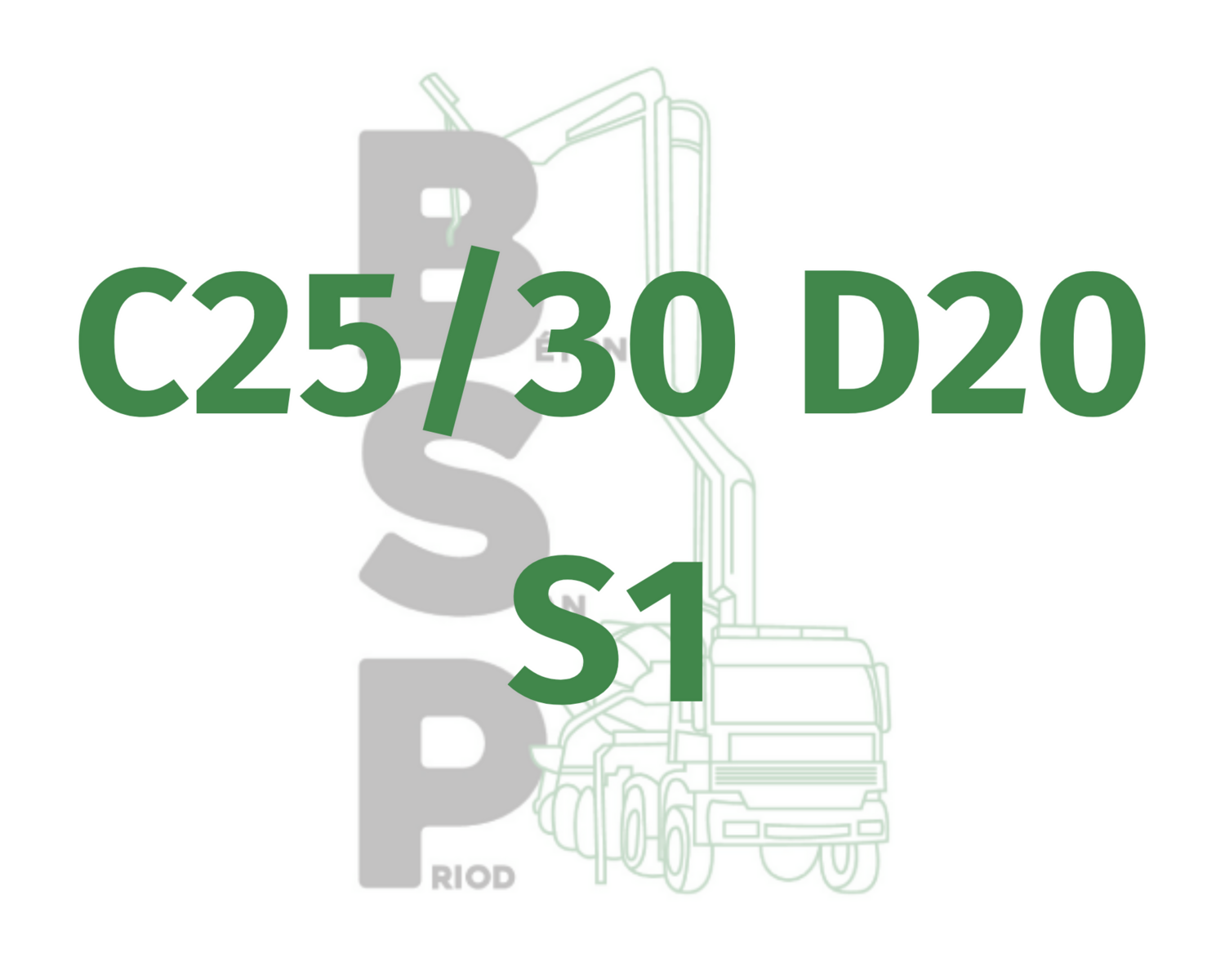 C25/30 (XC1) D20 S1