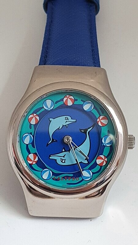 Montre CALYPSO - DAUPHIN - Quartz - Acier -