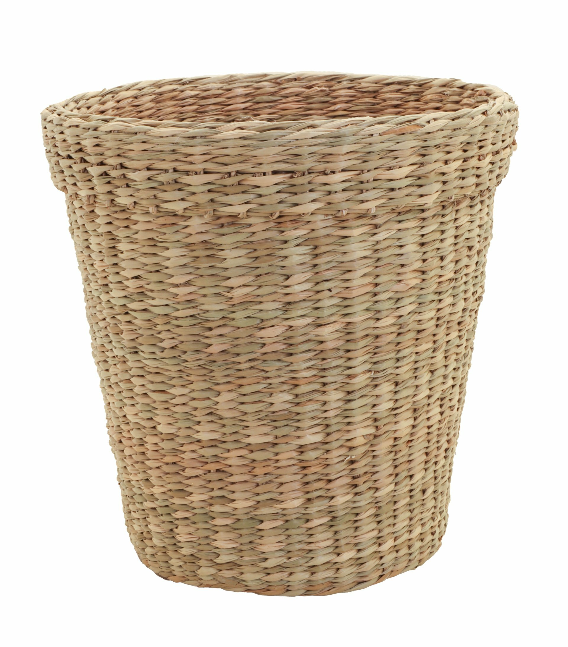 Pflanztopf rund aus Seegras D25,5xH24cm mit Kunststoffeinsatz