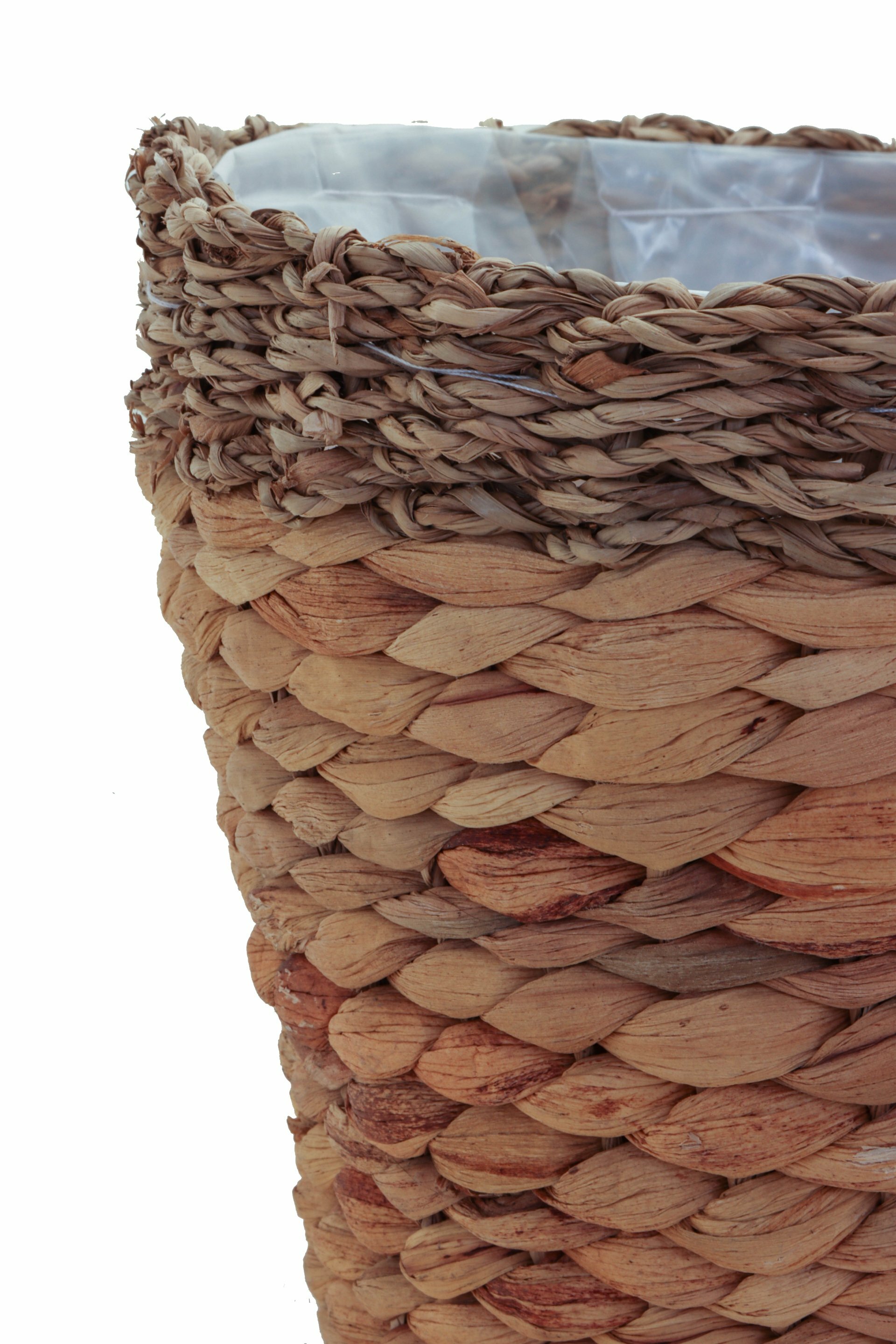 Aufbewahrungkorb aus Naturgeflecht, Seegras, konisch