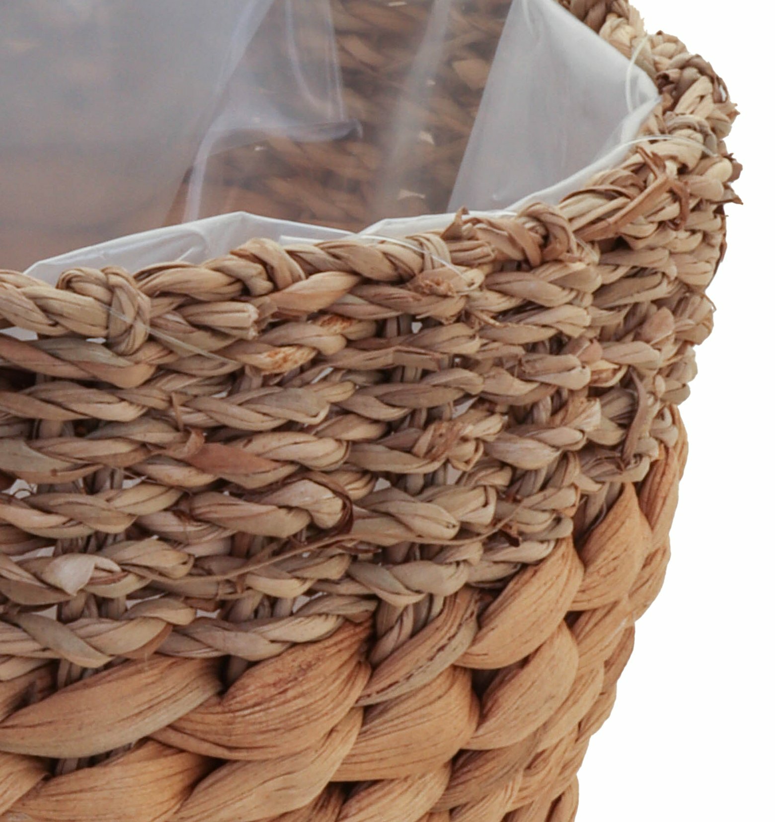 Aufbewahrungkorb aus Naturgeflecht, Seegras, konisch