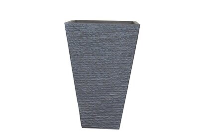 Brickstone - Pflanzgefäß/-vase in Klinkeroptik dunkelgrau
