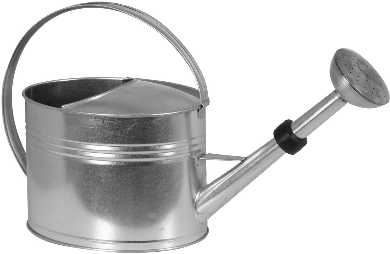 Zink-Gießkanne oval Landhausstil, Zink-Gießkanne oval: Volumen 5 Liter