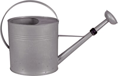 Robuste Zink-Gießkanne oval Shabby-Chic, Landhausstil