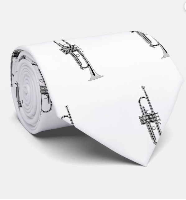 Trumpet Musician Neck Tie