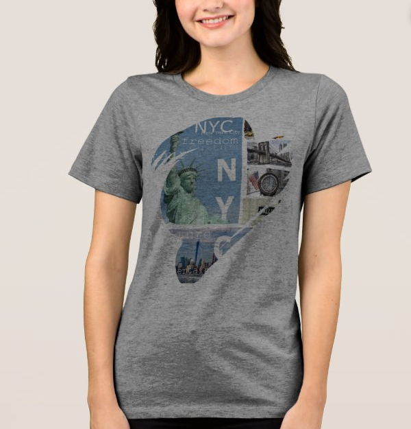 New York city Manhattan NYC Liberty T-shirt