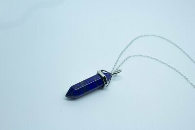 Lapis Lazuli Bullet Necklace
