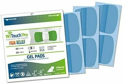 TENS Device Gel Pads Refills - 1 Pack of 6 Pads
