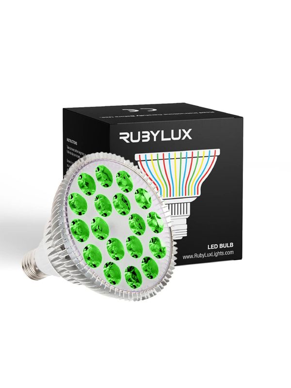 RubyLux™ All Green Light LED Bulb - 2nd Generation 220V