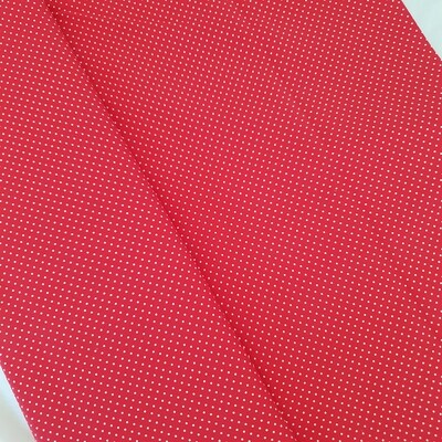 Baumwolle Pünktchen rot