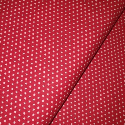 Baumwolle Sternchen rot
