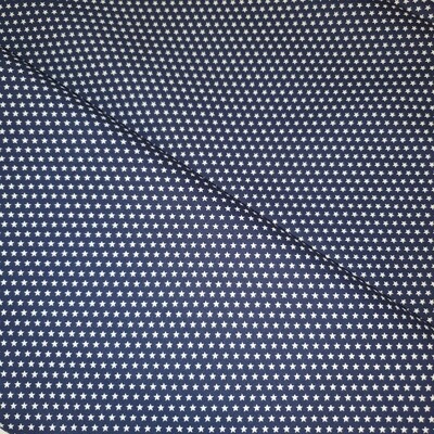 Baumwolle marineblau Sternchen