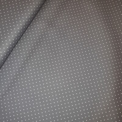 Baumwolle grau Pünktchen