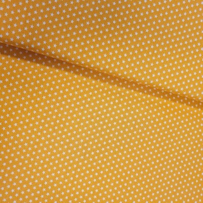 Baumwolle gelb Sternchen