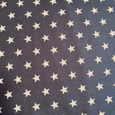 Baumwolle marine Sterne