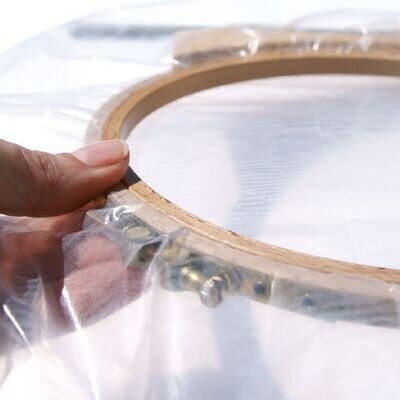 SOLVY FILM 80, stabile, wasserlösliche Folie 80µ, 50cm breit UNGEPRÄGT