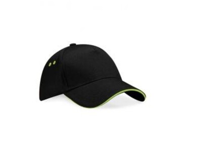 Cap Panel Sandwich schwarz / grün