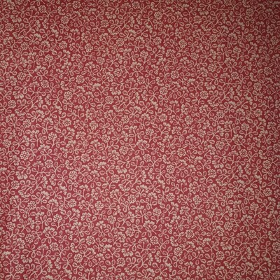 Baumwolle rot/ weiss Blümchen Baumwolle rot/ weiss Blümchen