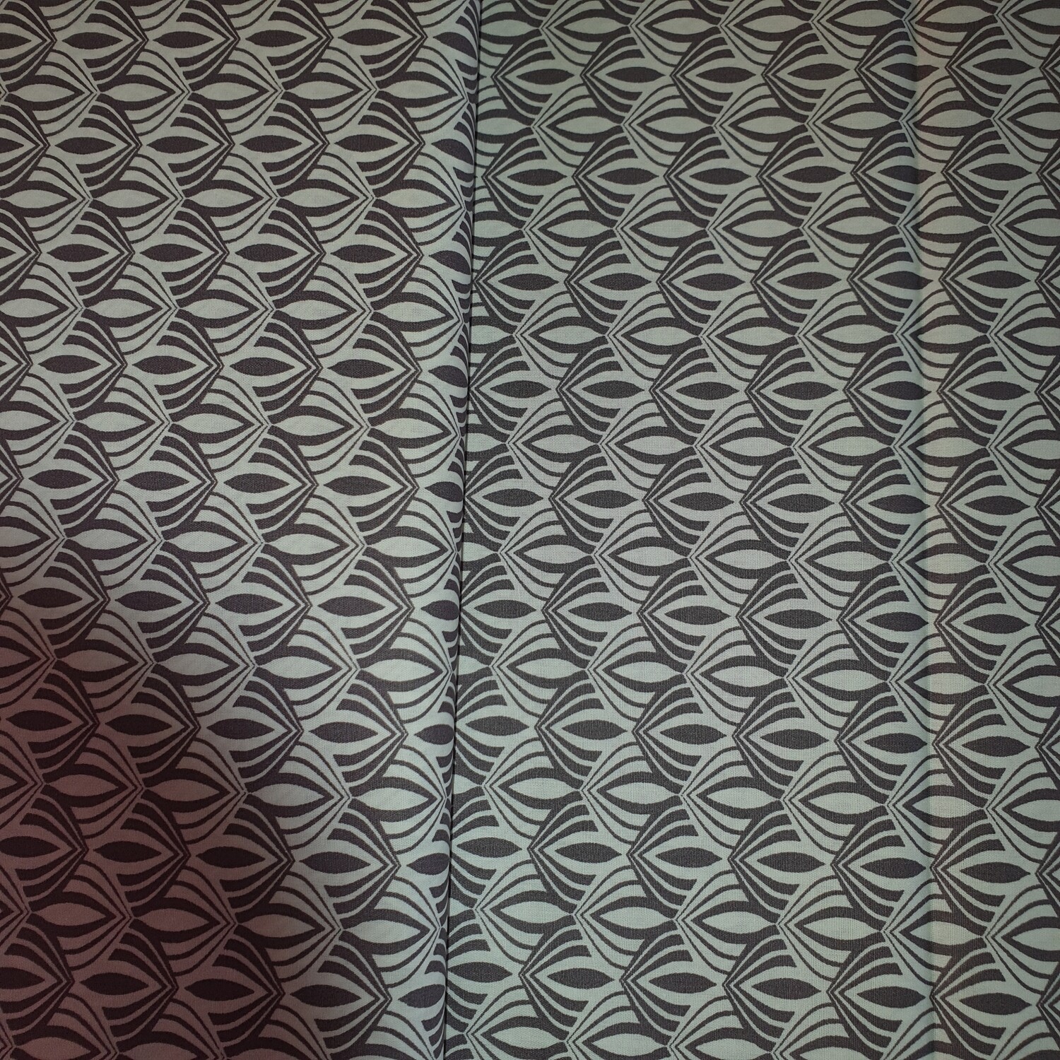 Baumwolle geau/ weiss