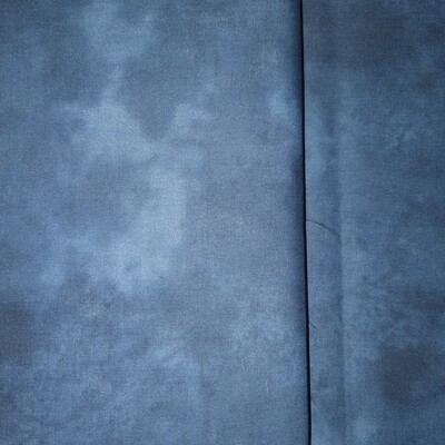 Baumwolle dunkelblau meliert