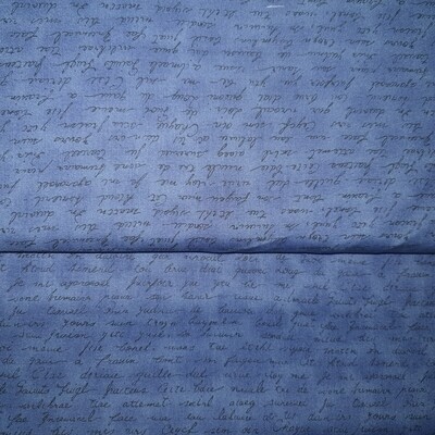 Baumwolle dunkelblau stof