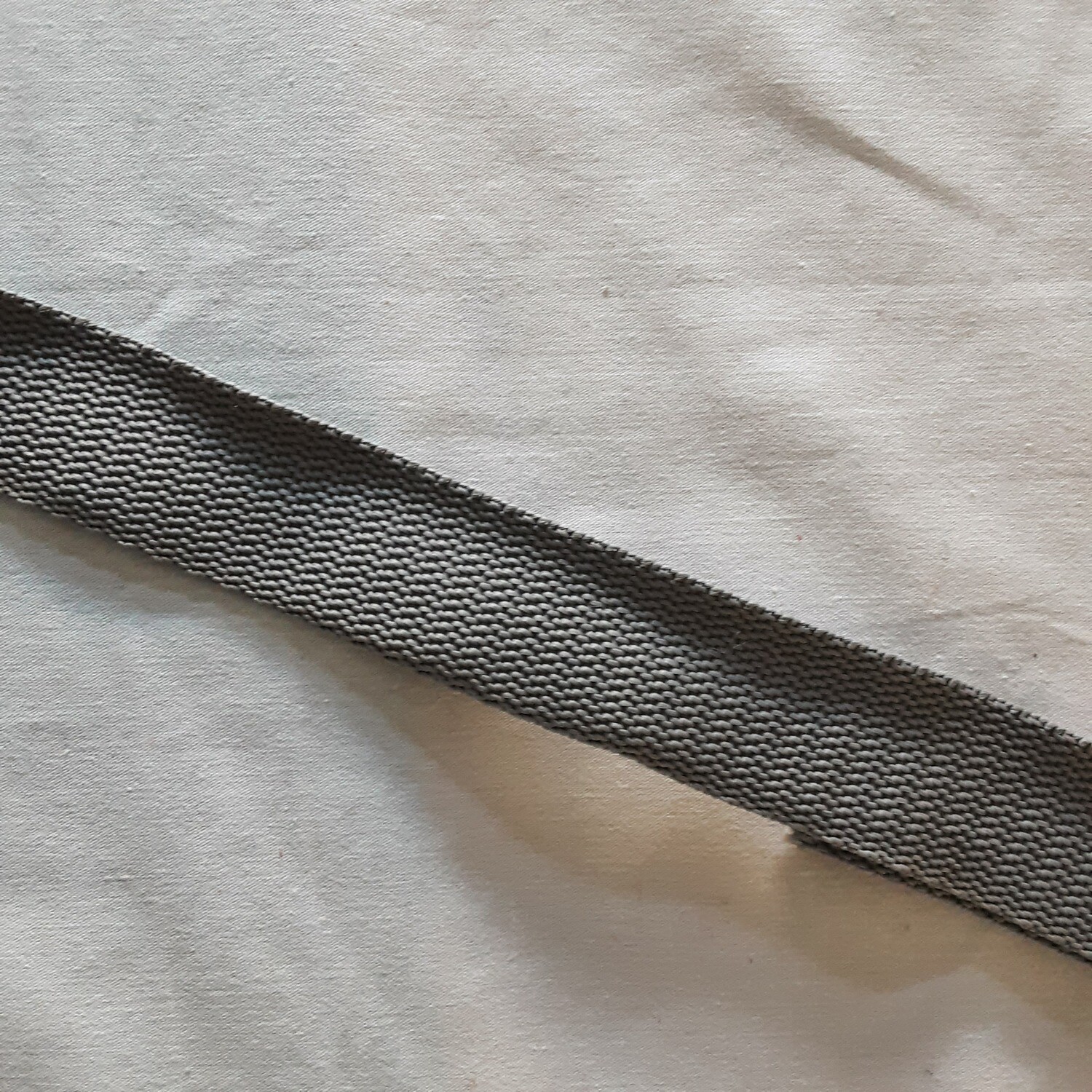 Gurtband aus Polypropylen 25 mm grau