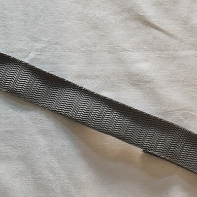 Gurtband aus Polypropylen 25 mm grau