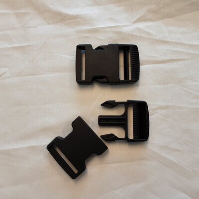 Steckschnalle 40 mm schwarz