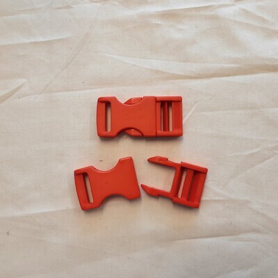 Steckschnalle 20 mm rot
