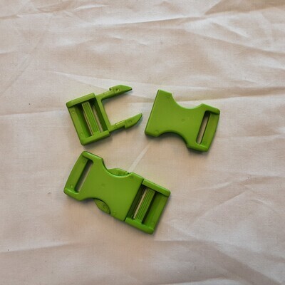 Steckschnalle 20 mm grün