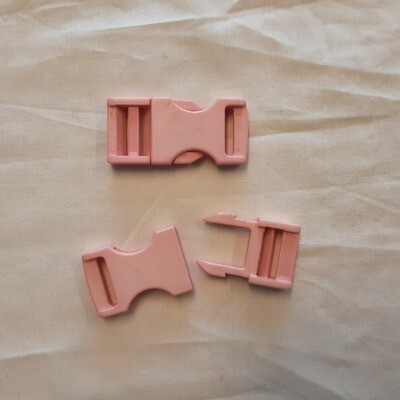 Steckschnalle 20 mm rosa