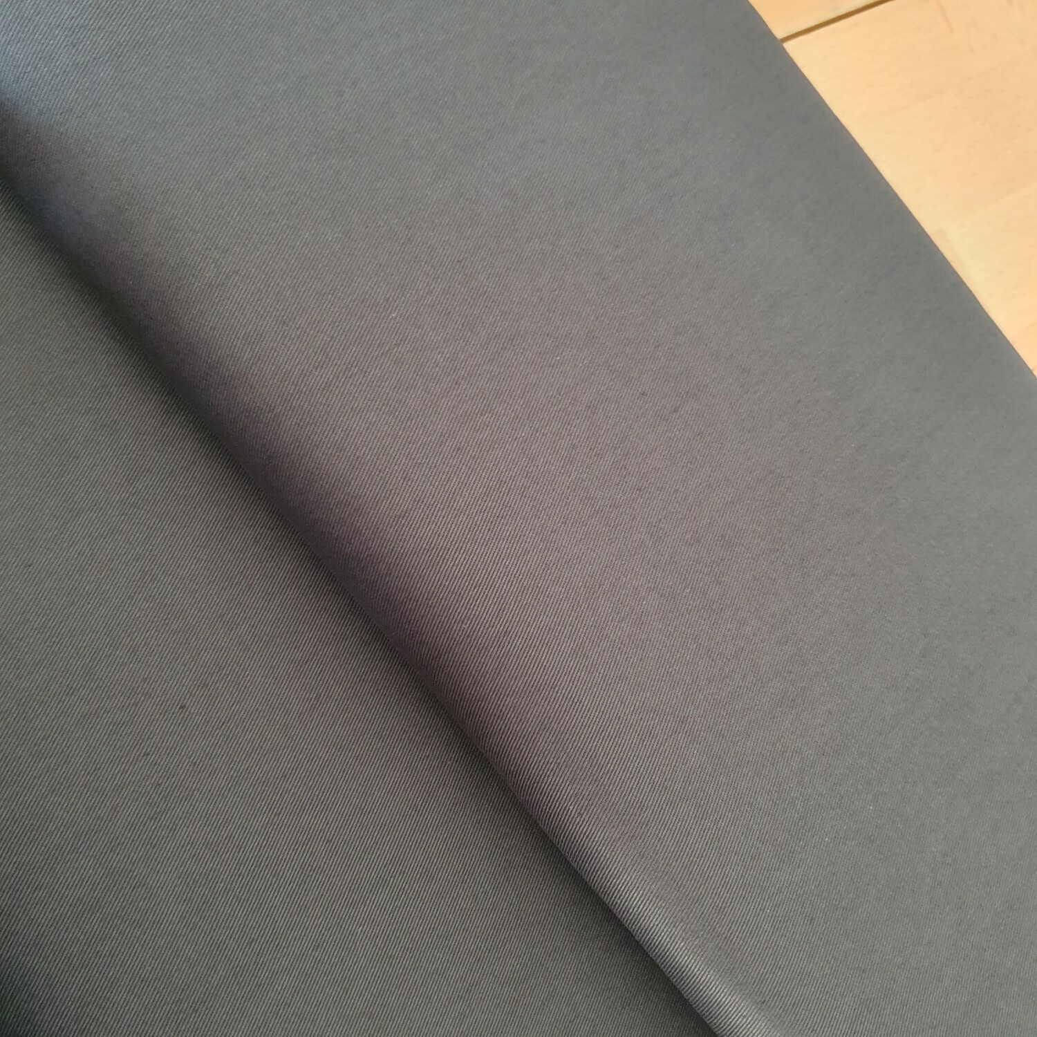 Baumwollstoff anthrazit Köper Luzia Baumwollstoff anthrazit Köper Luzia