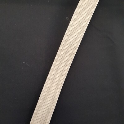 Gurtband beige 25 mm breit