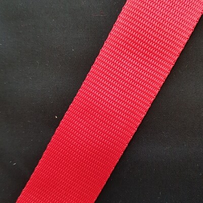 Gurtband rot Breite 38 mm