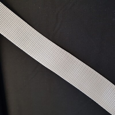 Gurtband hellgrau Breite 40 mm