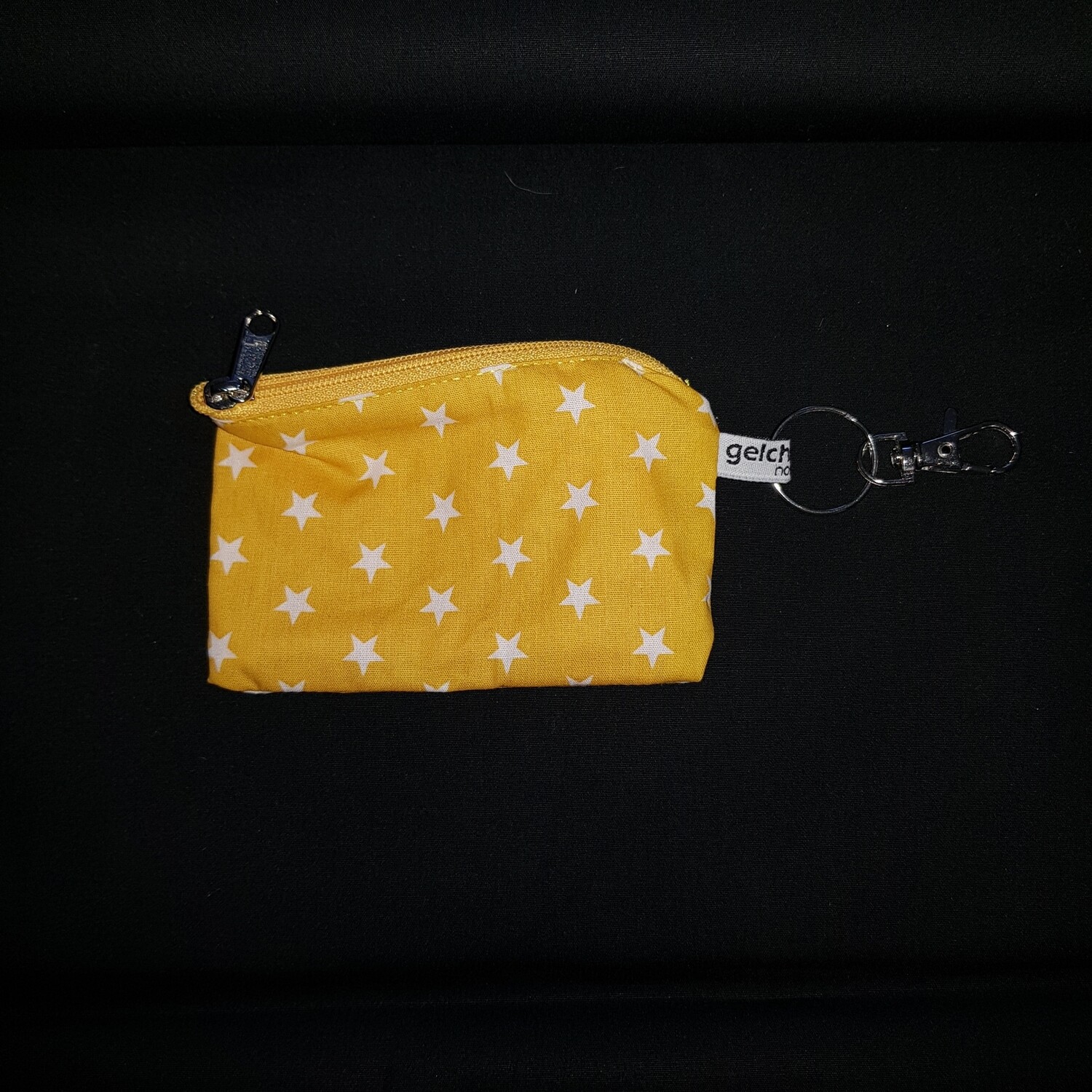 Schlüsselanhänger EC gelb Sternchen Schlüsselanhänger EC gelb Sternchen