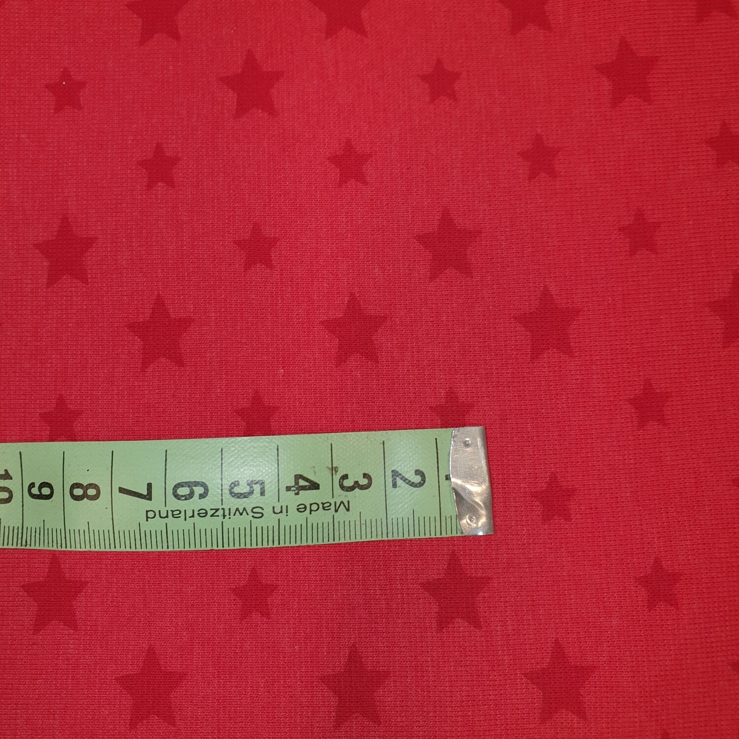 Bündchen Stoff rot Sterne