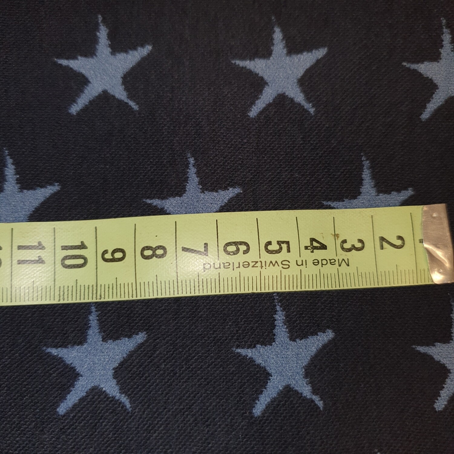 Bündchen Stoff marineblau Sterne